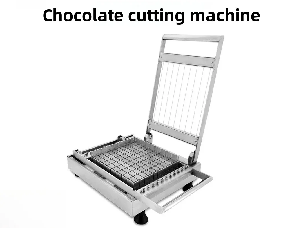 Double-blade 304 Stainless Steel Raw Chocolate Cutter Manual Slicing and Chunking Candy Chocolate Cutter