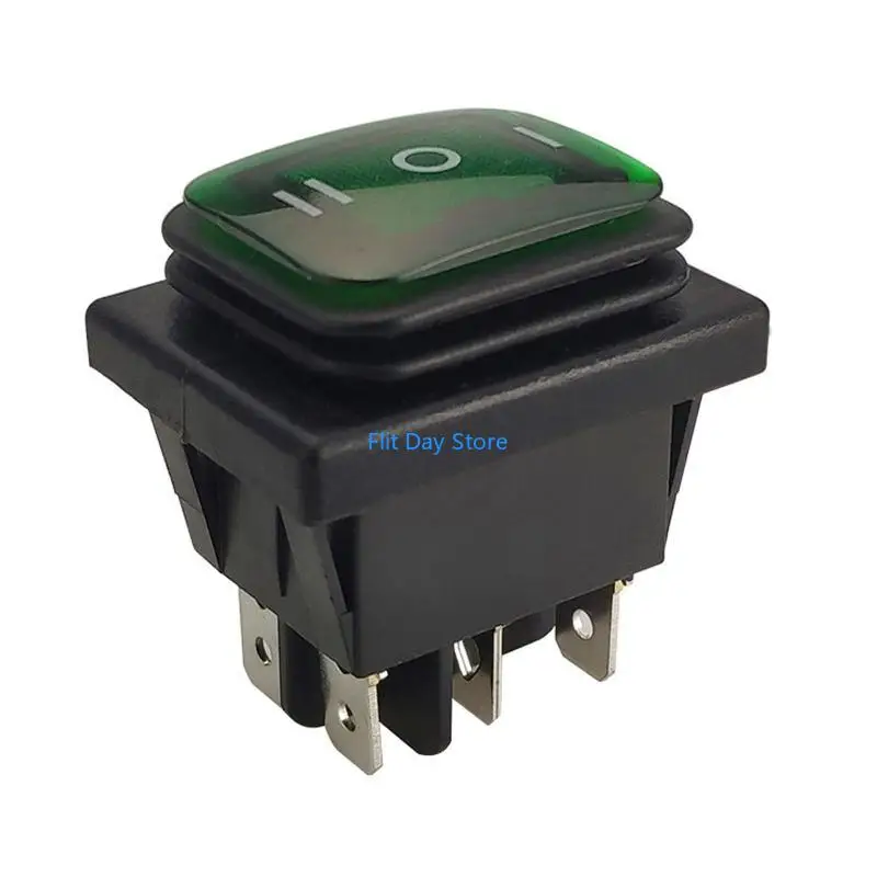 F92C 4/6 PIN KCD4 Switches 2/3 SPST تبديل التبديل مفتاح مفتاح الروك مع LED للسيارات الصناعية