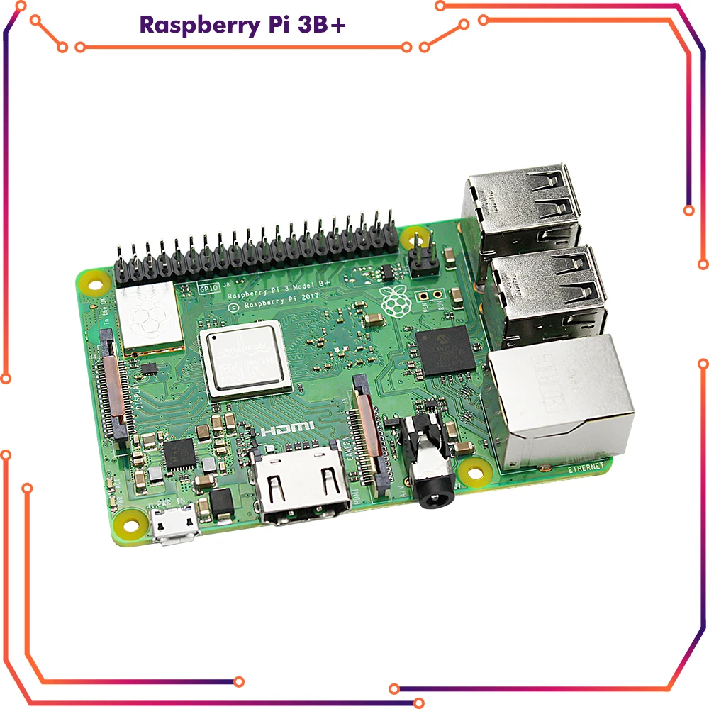 

Raspberry Pi 3 Model B + original pi 3 case + Heatsinks pi3 b / pi 3b with wifi & bluetooth RPI50