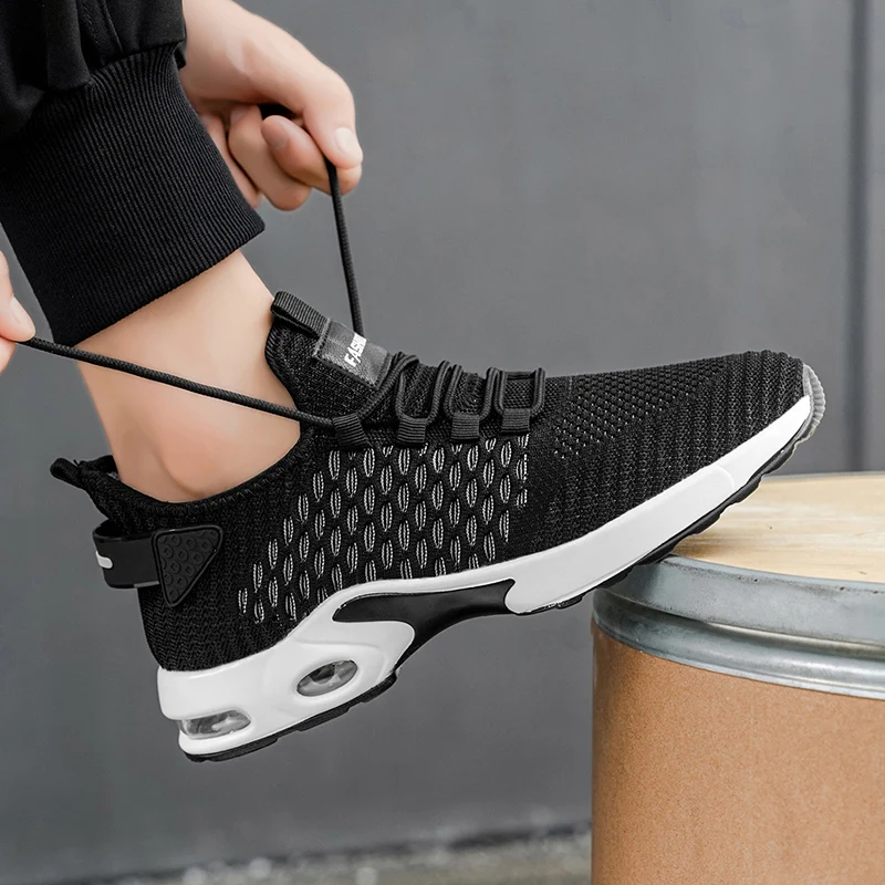 حذاء كاجوال للرجال 2025 عدم الانزلاق أحذية رياضية الذكور مقاومة للاهتراء أحذية رياضية كاجوال تنفس احذية الجري Zapatillas Hombre