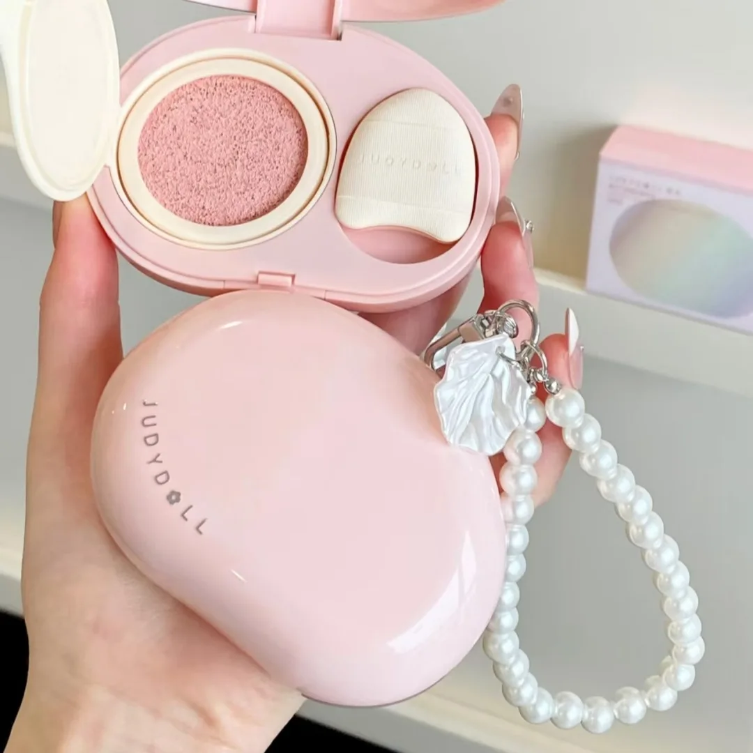 Original แต่งหน้า Judydoll Pearl Air Cushion คอนซีลเลอร์ Matte Highlighter Liquid Face Expansion Tear Trough คอนซีลเลอร์ Primer Beauty