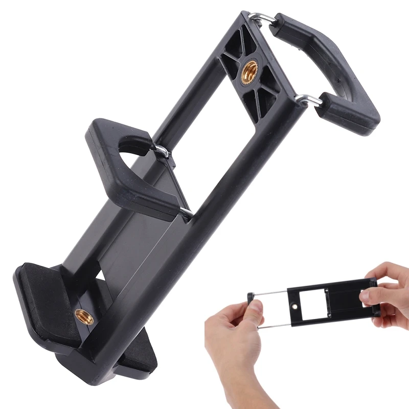 Universal Tripod Mount Phone Tablet Holder Clip for Phone Multifunctional Stretch Adapter Buckle Live Streaming Holder