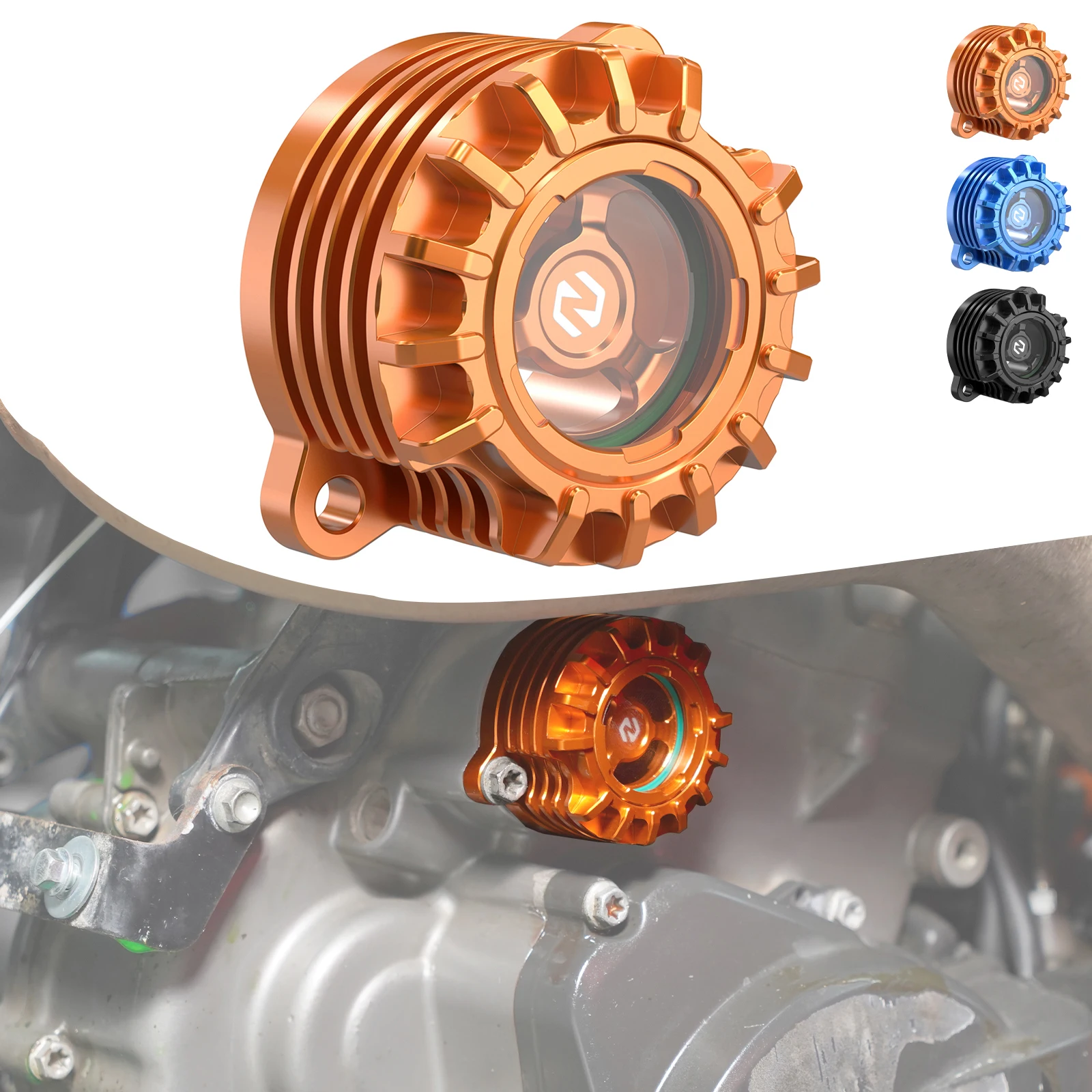 

Motorcycle Clear Oil Filter Cap Cover for 690 Enduro R 690 SMCR 690 SMC Husqvarna 701 Enduro 701 Supermoto GasGas ES700 SM700