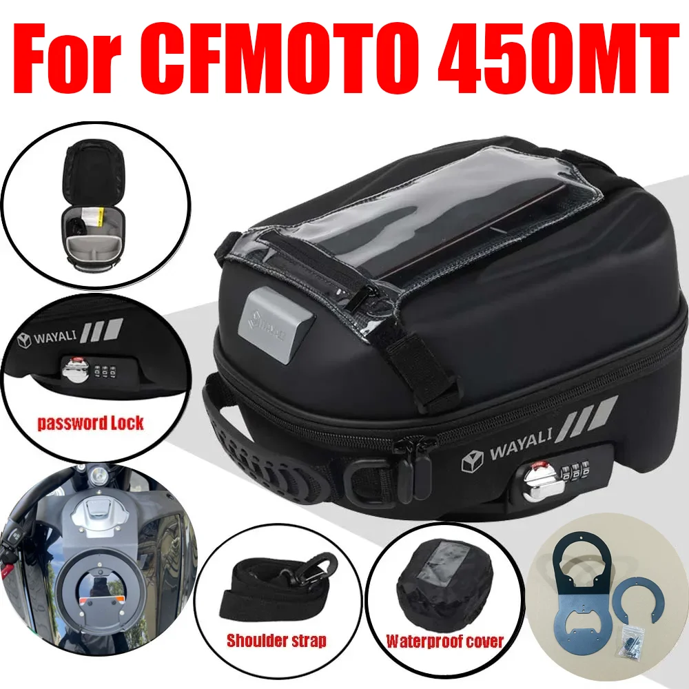 

Tank Bag For CFMOTO CF MOTO 450MT MT450 MT 450 MT Motorcycle Accessories Tanklock Luggage Storage Backpack GPS Navigation Bags