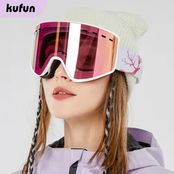 Neue Ski brille Anti-Fog Snowboard brille profession elle Doppels chicht linse Ski brille für Männer Frauen Outdoor Sport brille