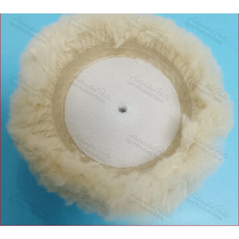1PC 3 Inch Self Adhesive Pure Wool Polishing Wheel Wool Buffing Pad For Car Stone Piano Surface Waxing Polishing Scratch Removal