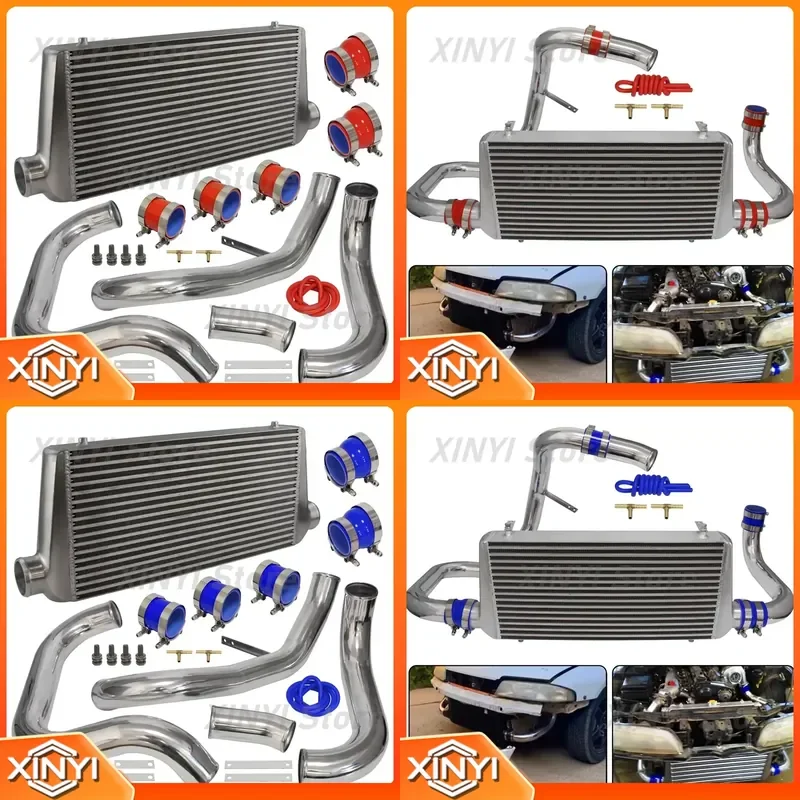 Aluminum Intercooler Piping Kit for Nissan Skyline R32 R33 R34 GTST RB20 RB25DET 1993-1998 Blue Black Red Upgrade Pipe