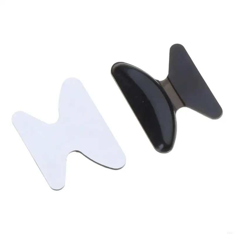 

Q84C 1Pair Eyeglass Sunglass Glasses Spectacles Anti-Slip Silicone Stick On Nose Pad