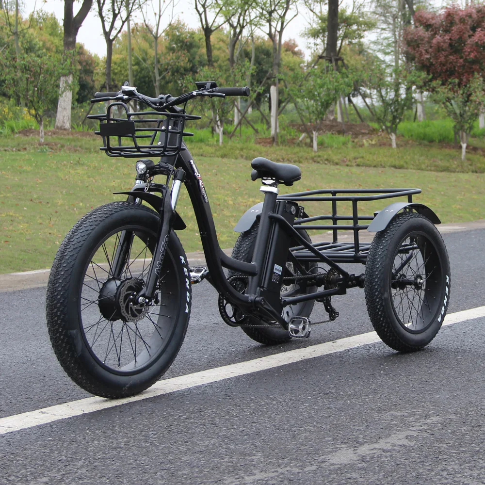 Uwant Elektro fahrrad 3 Räder 2 Batterie Elektro fahrrad Fahrrad 3 Rad