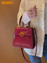 Francuski styl kobiety Flap Hasp markowa torebka projektant wysokiej jakości skórzana torba na ramię panie torby kurierskie typu Crossbody