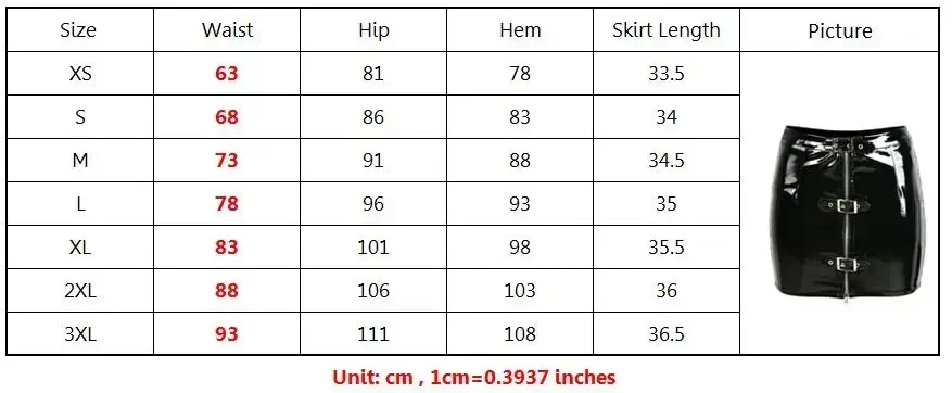 Rok Mini Pensil PVC Kancing Wanita Rok Ketat Berkilau Ritsleting Lateks Vinil Rok Bodycon Klub Malam