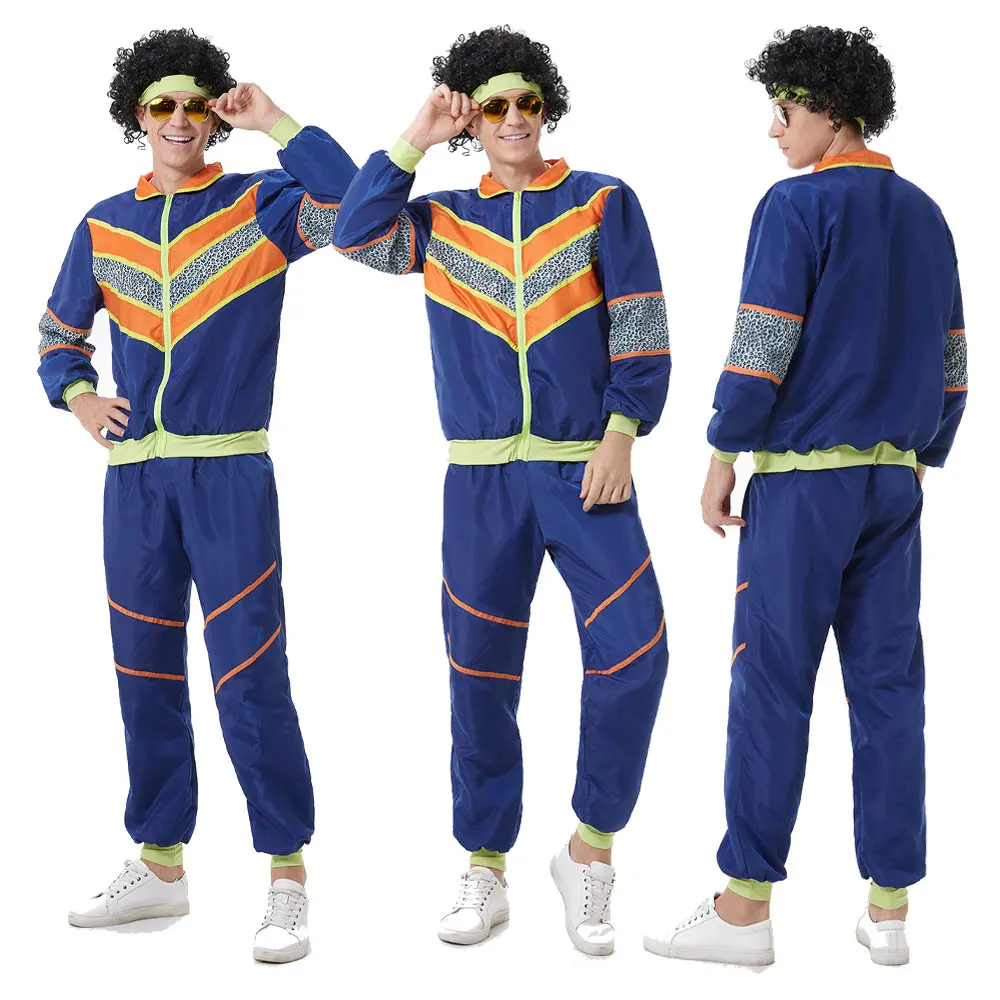 

Винтажные костюмы для косплея 70-х и 80-х годов в стиле рок-диско, пары, женские и мужские костюмы хиппи, карнавальные костюмы на Хэллоуин, фантазийное платье