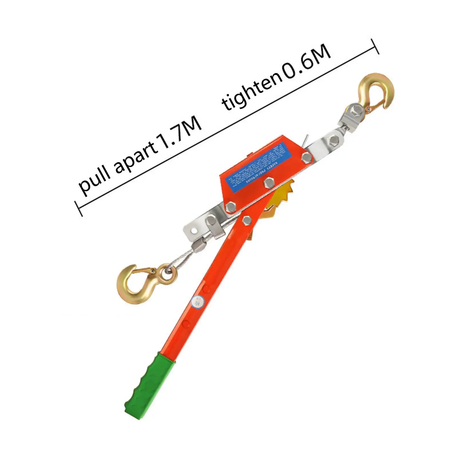 Heavy Duty Wire Tensioner Turnbuckle Cable Grip Tool for Fence Wire Rope Tightening Garden Renovation Use