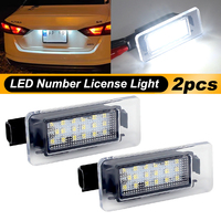 2Pcs For Nissan Serena C27 Altima Suzuki Landy Dacia Duster 2018 2019 2020 2021 Canbus LED License Number Plate Light Lamp