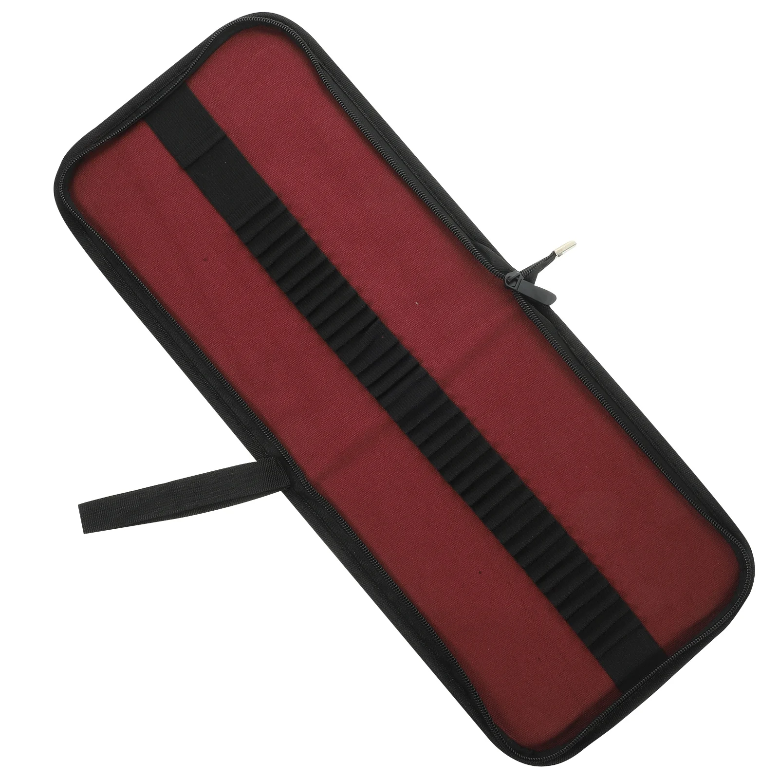 1pc Borsa per matite in tela Organizzatore pieghevole di grande capacità per disegnare matite Penne Forniture artistiche Custodia per cancelleria
