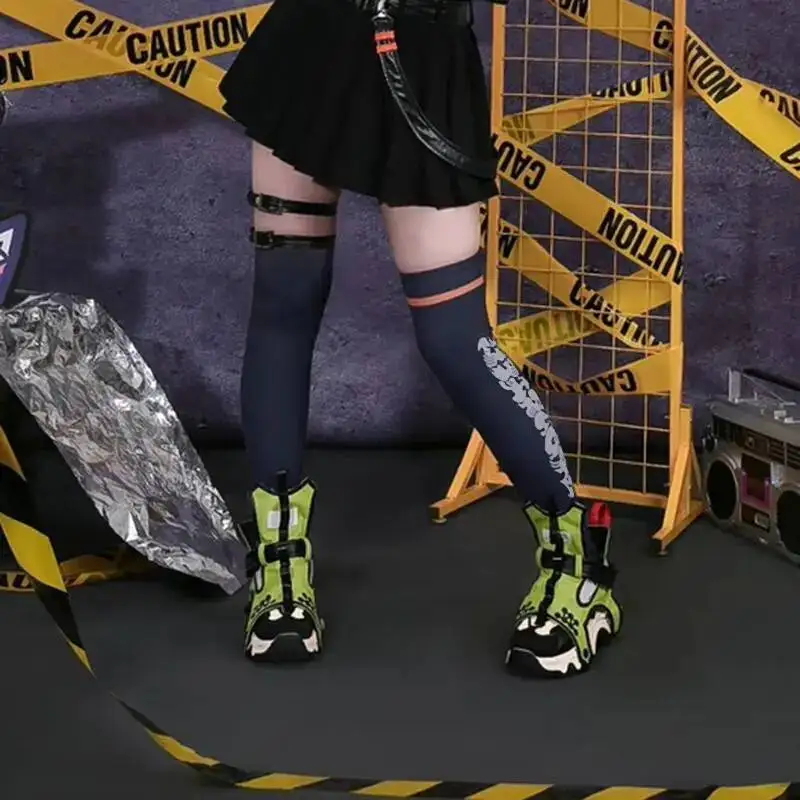 

Anime GAME Zenless Zone Zero Anby Demara Anime Women Over Knee Socks Lovely Xmas Cosplay Stockings Halloween Christmas