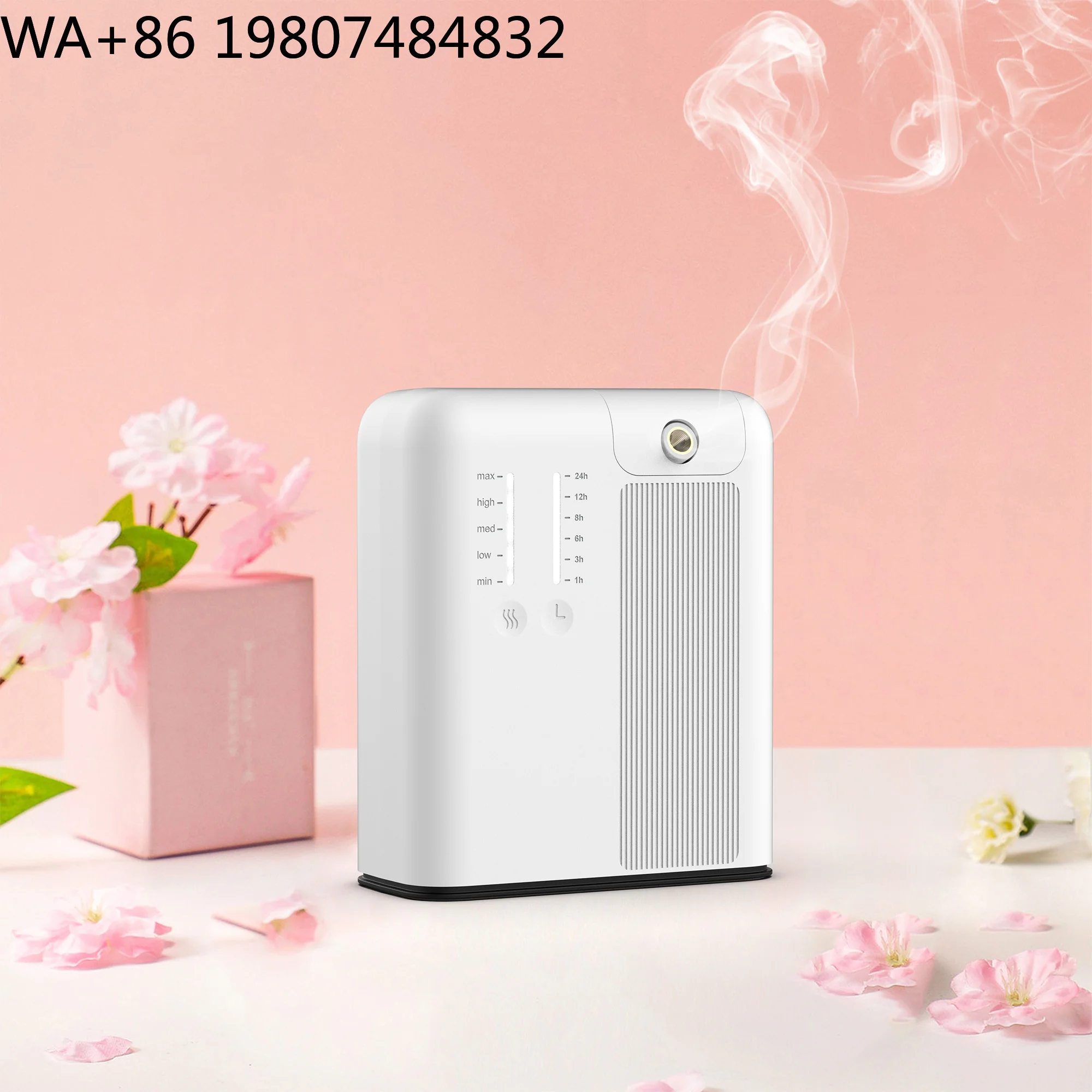 HVAC Compatible Waterless Scent Nebulizer Bluetooth Smart App Control Essential Oil Fragrance Diffuser Silent Sprayer For Hotel