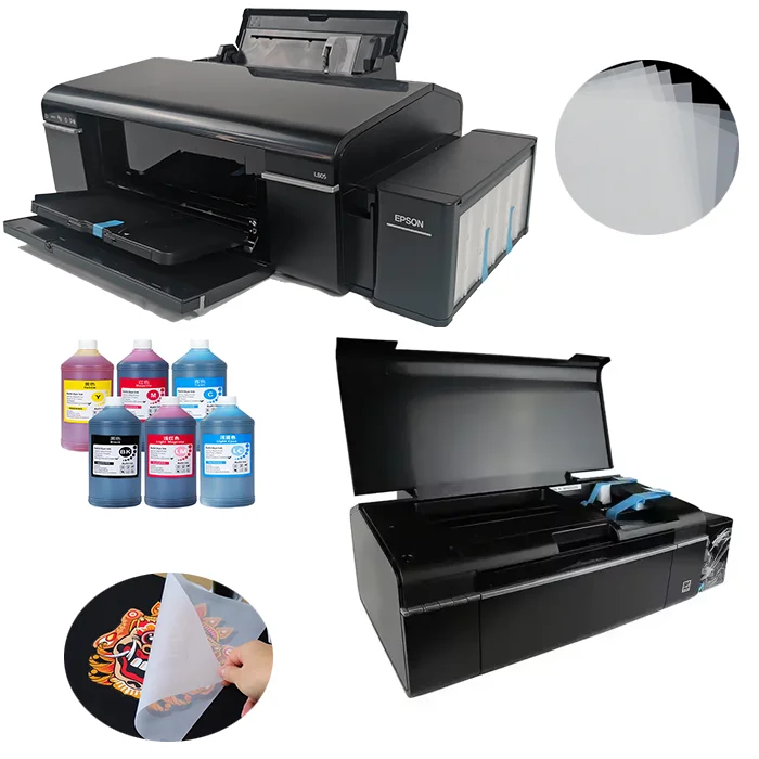 Hot Selling Wholesale 6 Colors A4 InkJet Printer inkjet sublimation printer for Epson L805 Ink Tank with CISS Printer Machine