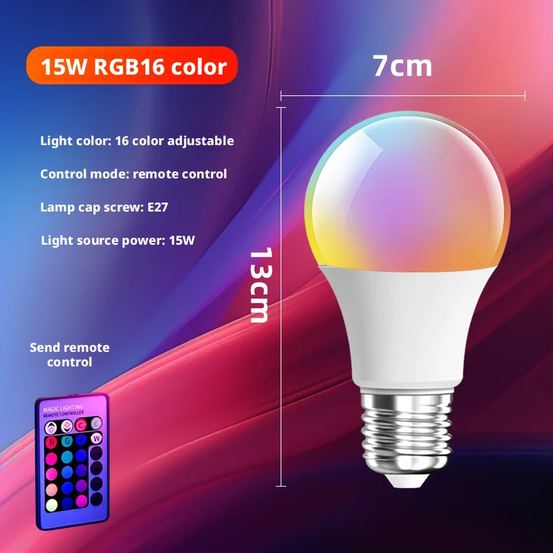16 Colors Rgb Bulb …