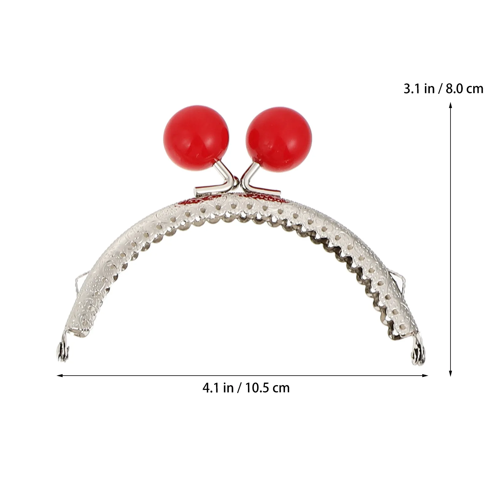 5Pcs Metal Purse Frame Purse Frame Clasp Bag Making Hardware For Bag Maker 5CM Lock Alloy Clutch Vintage
