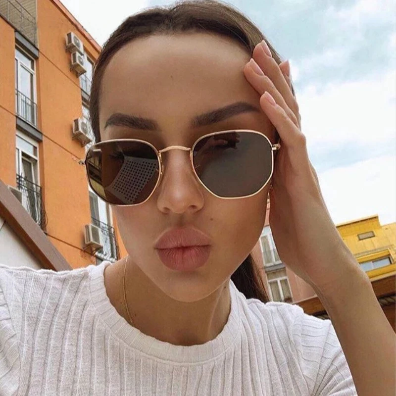 Vintage Polarized Sunglasses Men Women 2026 Metal Frame Hexagon Sun glasses Mannen Fishing Glasses Eyewear lentes de sol hombre