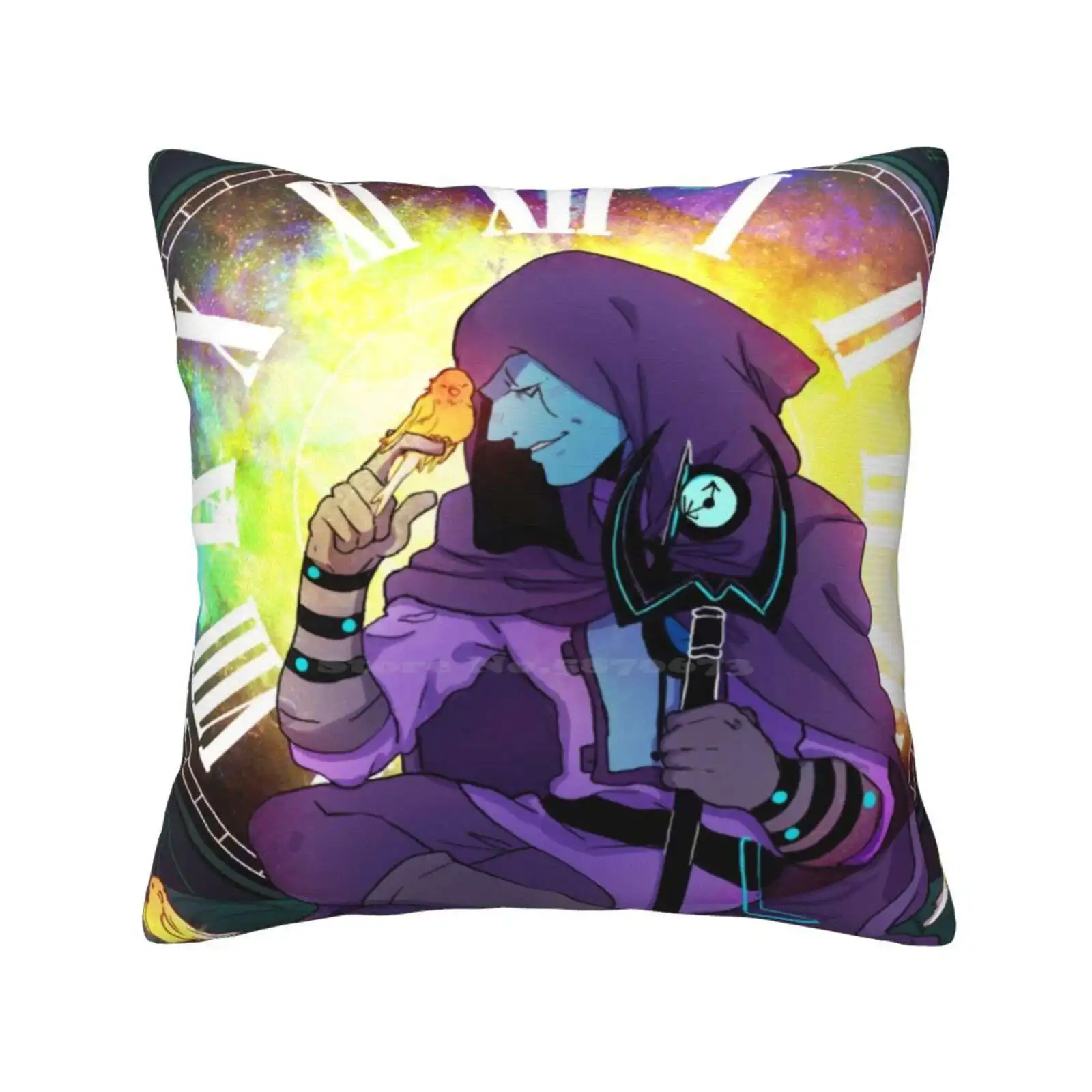 Peace In Time Pillows Case Bedroom Home Decoration Danny Phantom Clockwork Fanart