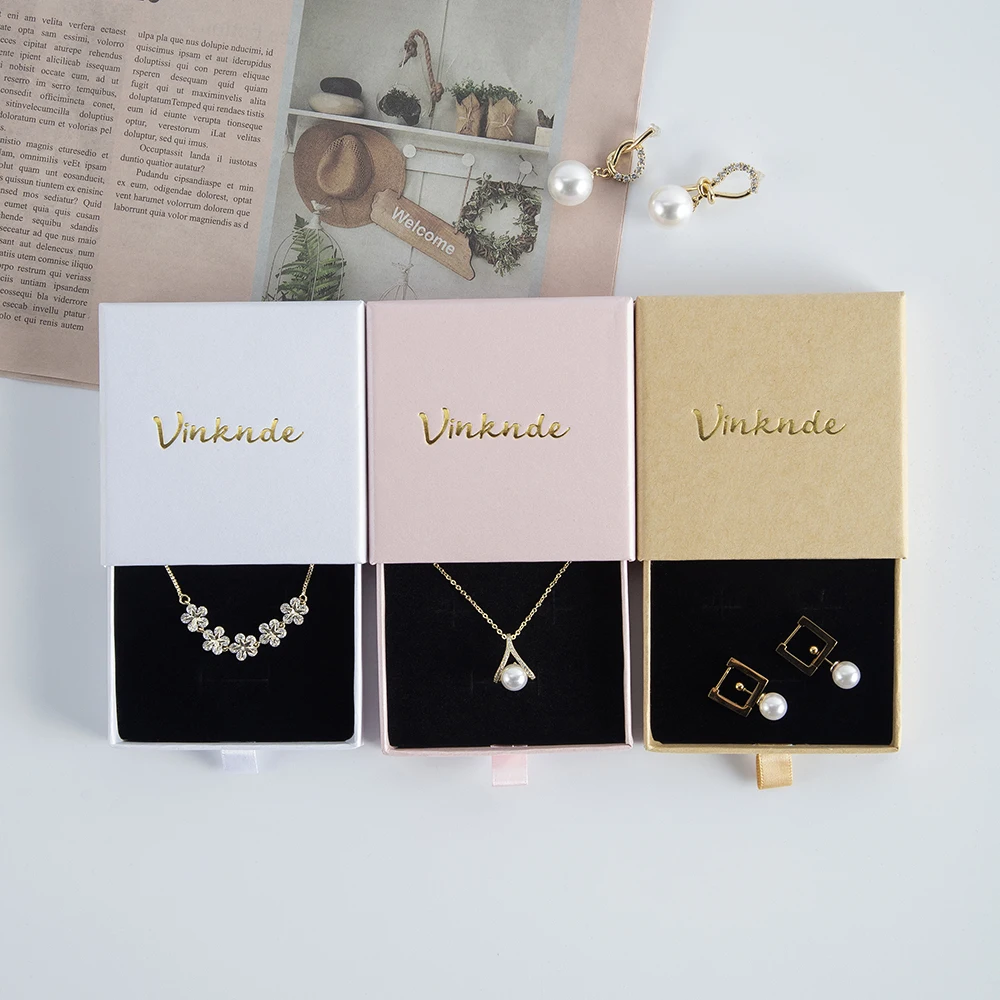 Craftdady 12 scatole regalo per gioielli, 8 x 5 cm, per gioielli, bracciali, collane, orecchini, per matrimonio, festa della mamma, Natale, colore