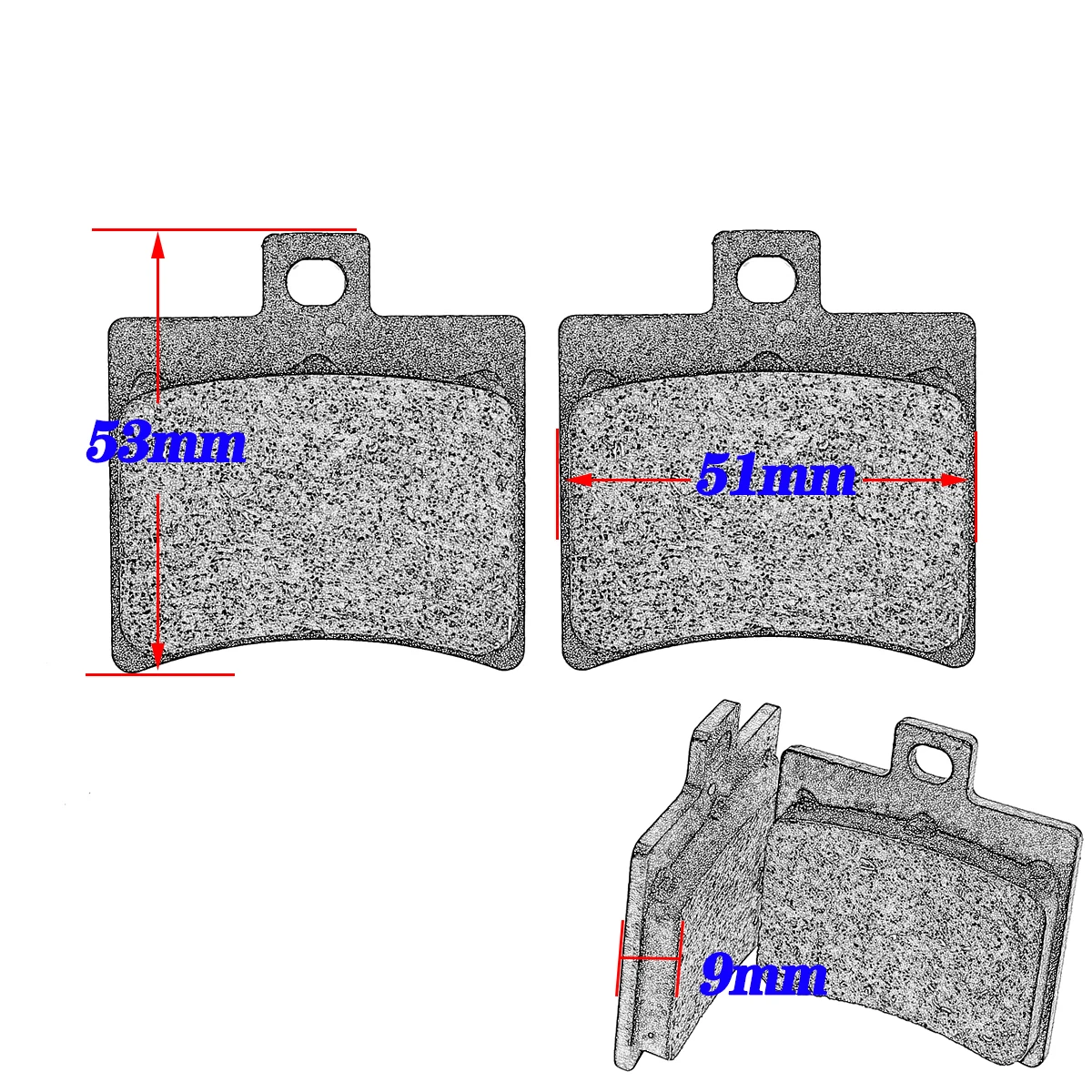 XCMT-الخلفية قرص الفرامل منصات ل Keeway RKV TX 125 150 200 Benelli VLM VLX VLC STELS لهب 200 ليوبارد Tomcat200 ، قطع غيار الدراجات النارية