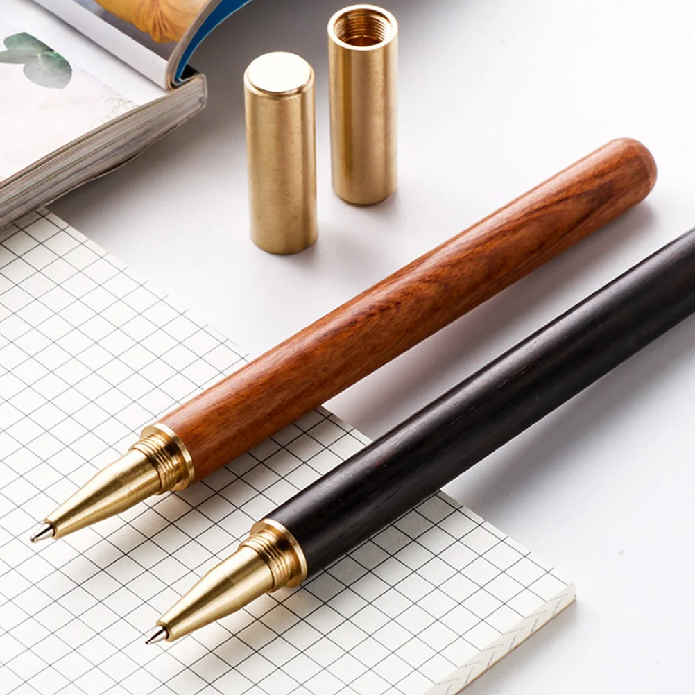 

2 Pcs Signature Pen Writing Pens Smooth Fountain Journaling Ink for Brown Women Office