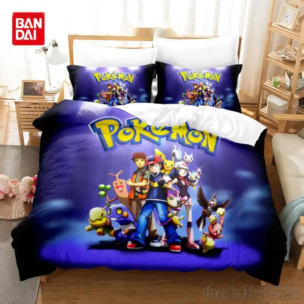 2026-anime-bandai-3d-maison-pokemon-pikachu-ensemble-de-literie-bebe-housse-de-couette-ensembles-literie-double-simple-roi-enfants-adulte-cadeau