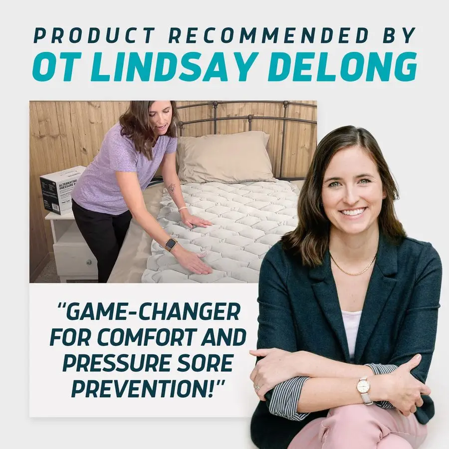 Наматрасник с альтернативным давлением воздуха и статическим режимом, флокирующийся, удобная защита от боли в кровати, включает наматрасник для