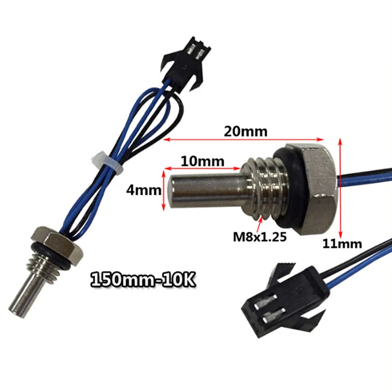 50K سخان مياه سخان مياه يعمل بالغاز سخان مياه درجة الحرارة الاستشعار NTC درجة الحرارة الاستشعار التحكم في درجة الحرارة التحقيق