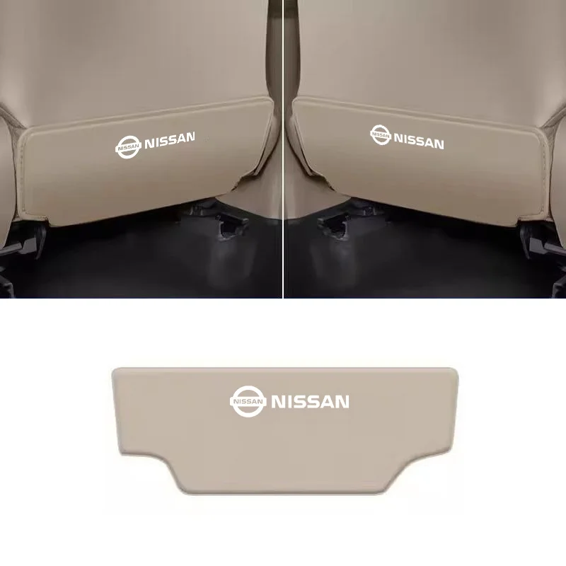 مقعد السيارة الخلفي حامي حصيرة منع القذرة مكافحة ركلة الوسادة الملحقات لنيسان X-trail قاشقاي ملاحظة جوك سنترا باترول ليف