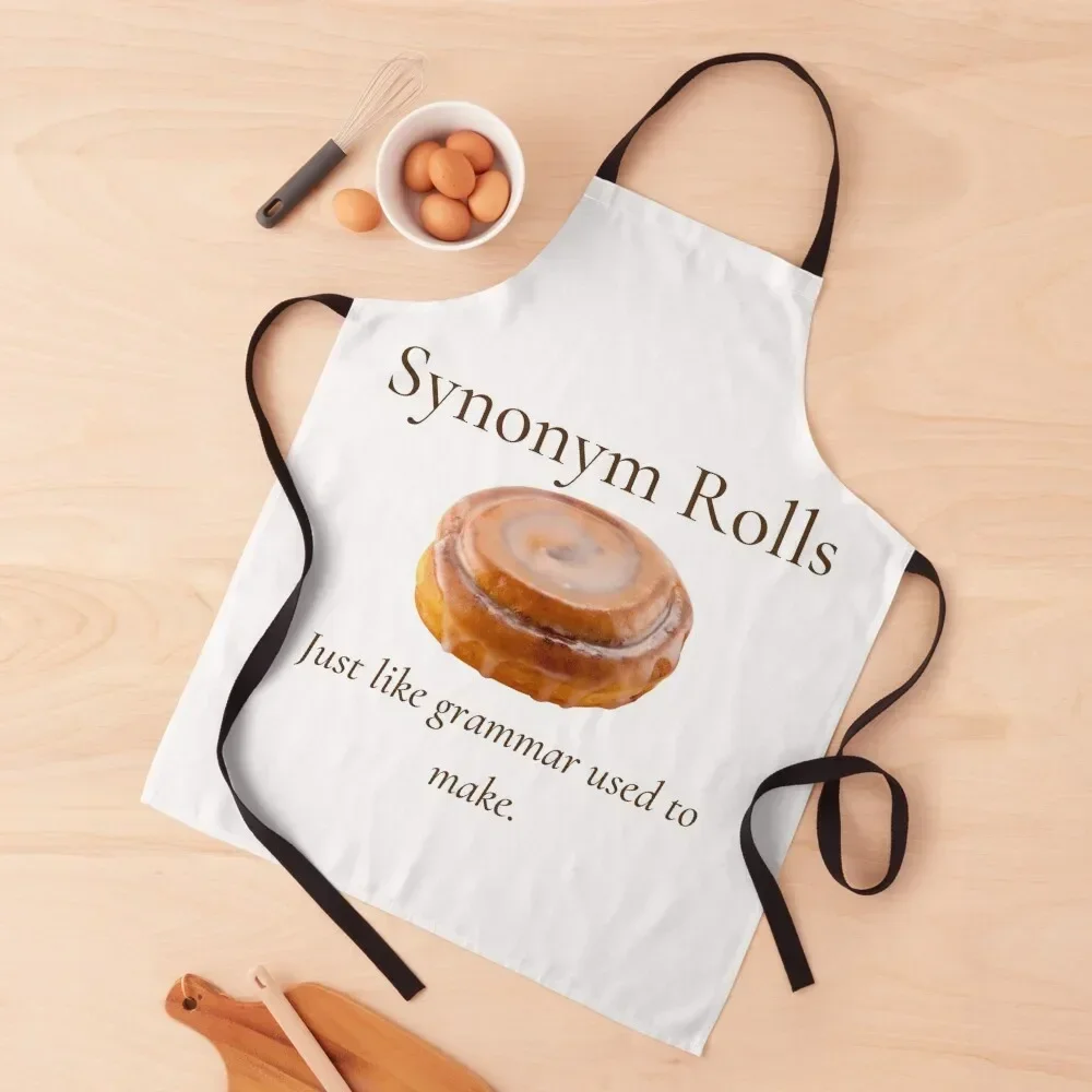 Synonym Rolls - Just Like Grammar Used To Make Apron Household Items Kitchen Men gift Apron