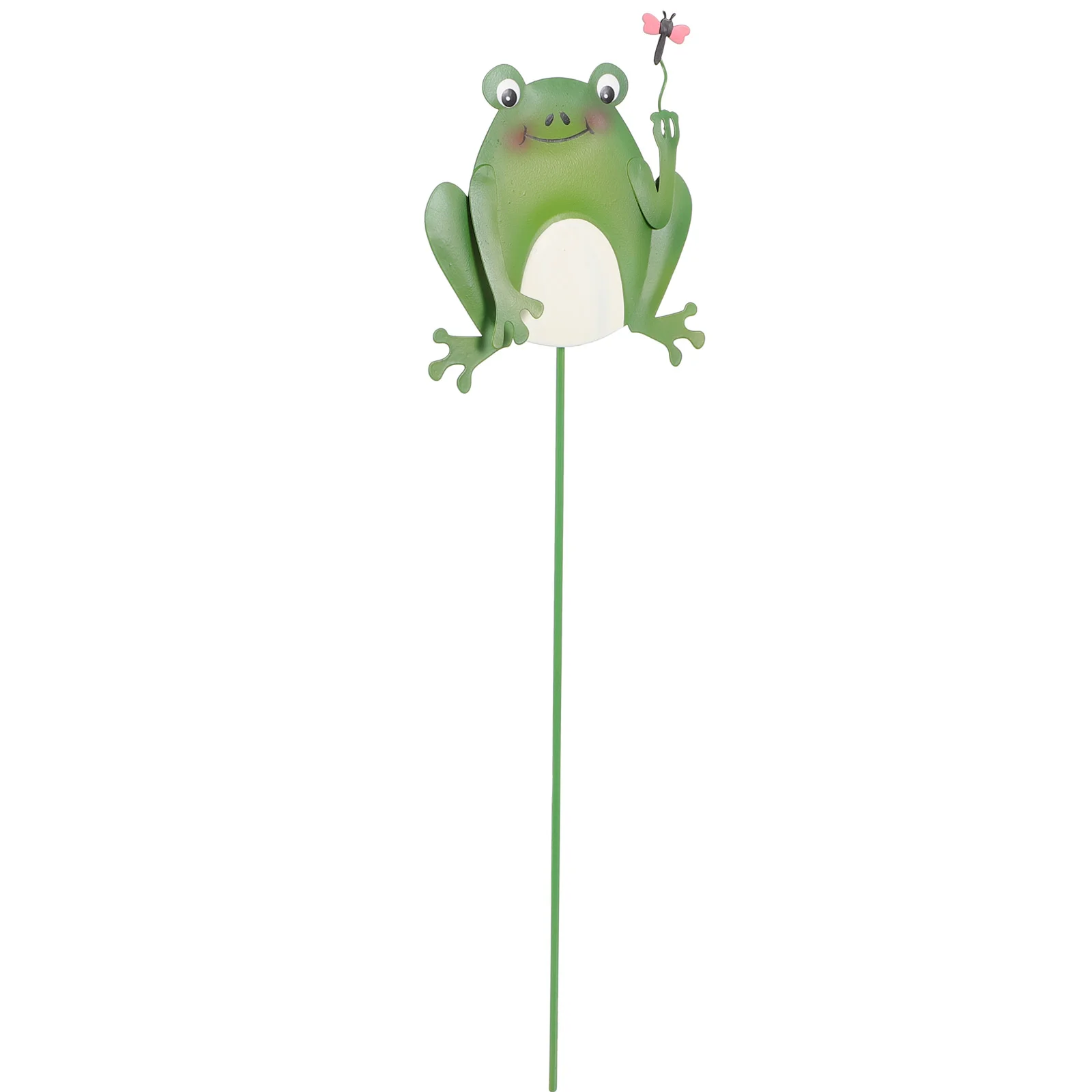 

Dragonfly Style Frog Yard Decoration Animals The Sign Decorations Iron Garden for Stakes Outdoor Decorative Lovers