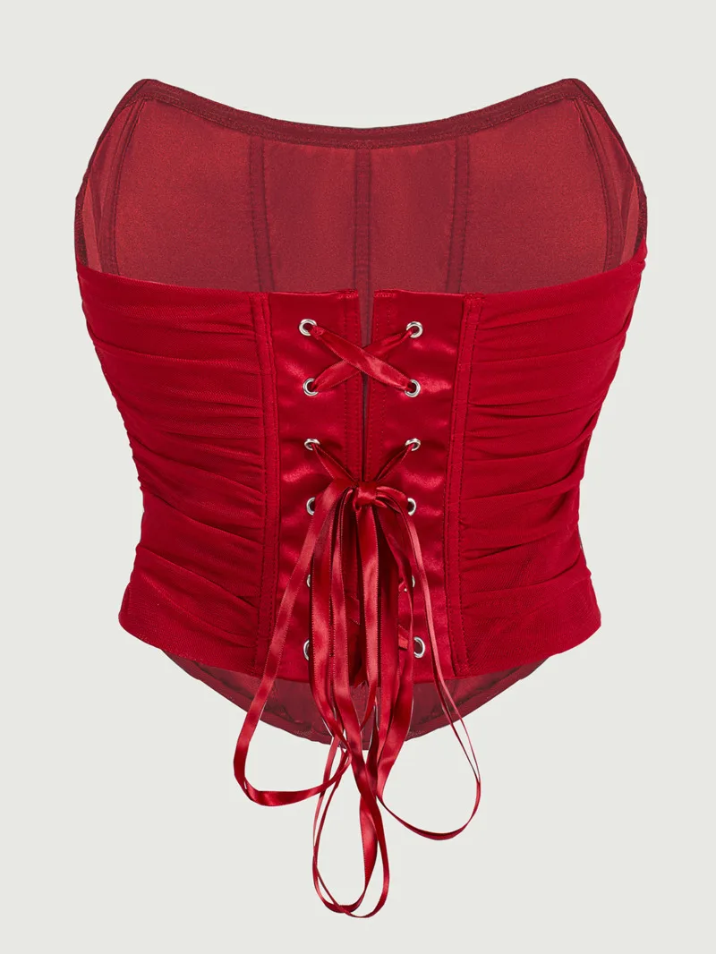 New Multi-Color Sexy Corset Hot Girl Tube Top Breathable Mesh Elastic Chest Support Sexy Top Wrapped Chest Inner Vest 1A2R