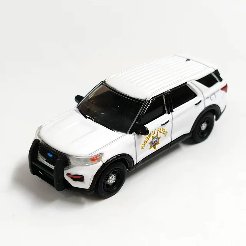 

1:64 Scale 2020 Explorer California Highway Patrol Car Simulation Alloy Car Model Static Display Collectible Toy Gift Souvenir