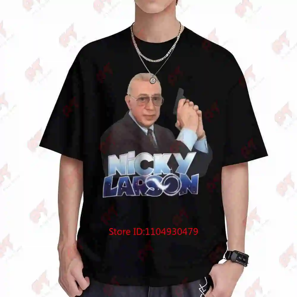 Nicky Larson TV Show Derrick Design Short Sleeve Tee 100% Cotton T-Shirt