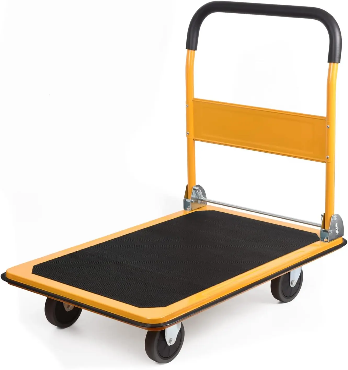 tform Truck Large Size 880Lbs Foldable Push Cart 35.8X24X34.3Inches Yellow