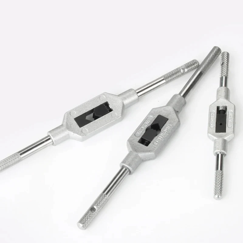 Tap de Mão e Die Wrench Tapping Torneira de Aço de Alta Velocidade M18 Thread Metric Handle Tapping Reamer Tool Dobradiça Reta Tocando Ferramentas