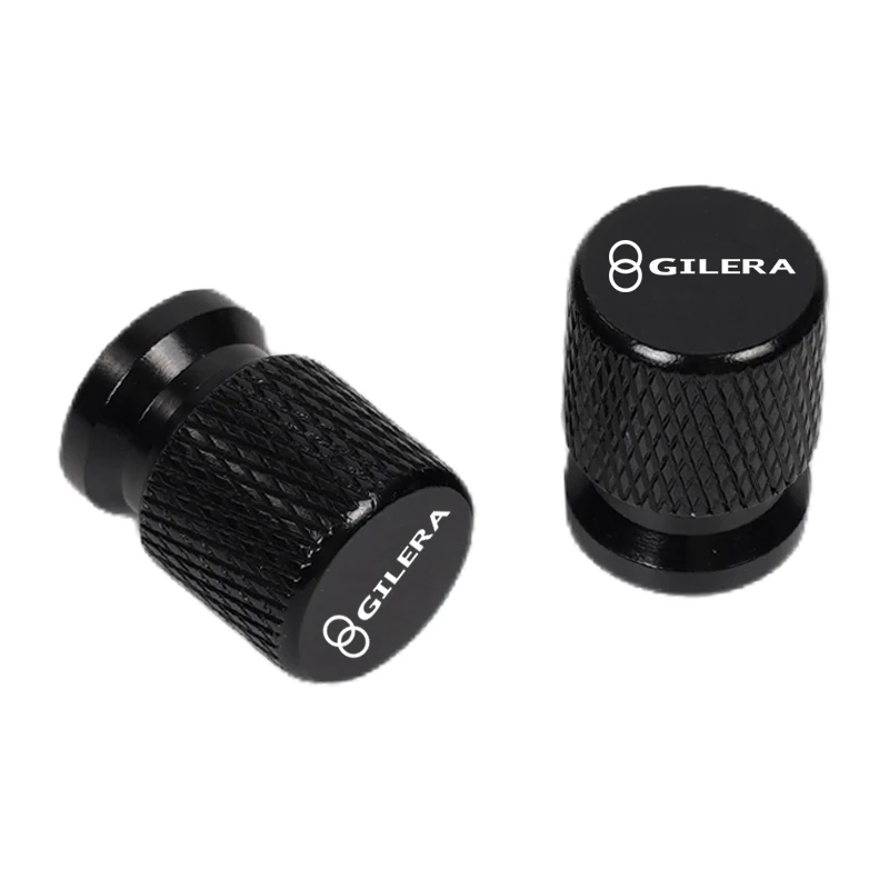 2 قطعة اكسسوارات الدراجات النارية ل Gilera GP800 Fuoco Nexus 500 عداء 50 125 200 صمام الإطارات المعدنية منفذ الهواء الجذعية غطاء قبعات