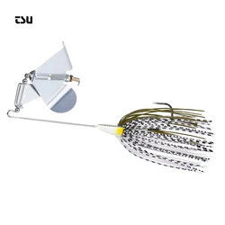TSURINOYA 12g 15g 26g Buzzbait Fishing Lure Topwater Spinner Baits Artificial Metal Surface Hard Bait ASSAULT Fishing Tackle