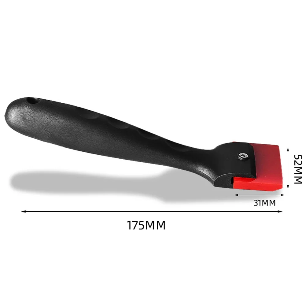 Herramienta limpiadora de aplicación de película para coche, herramienta de sellado de suelo, fácil limpieza, calafateo, diseño de mango cóncavo de 175MM x 31MM x 52MM