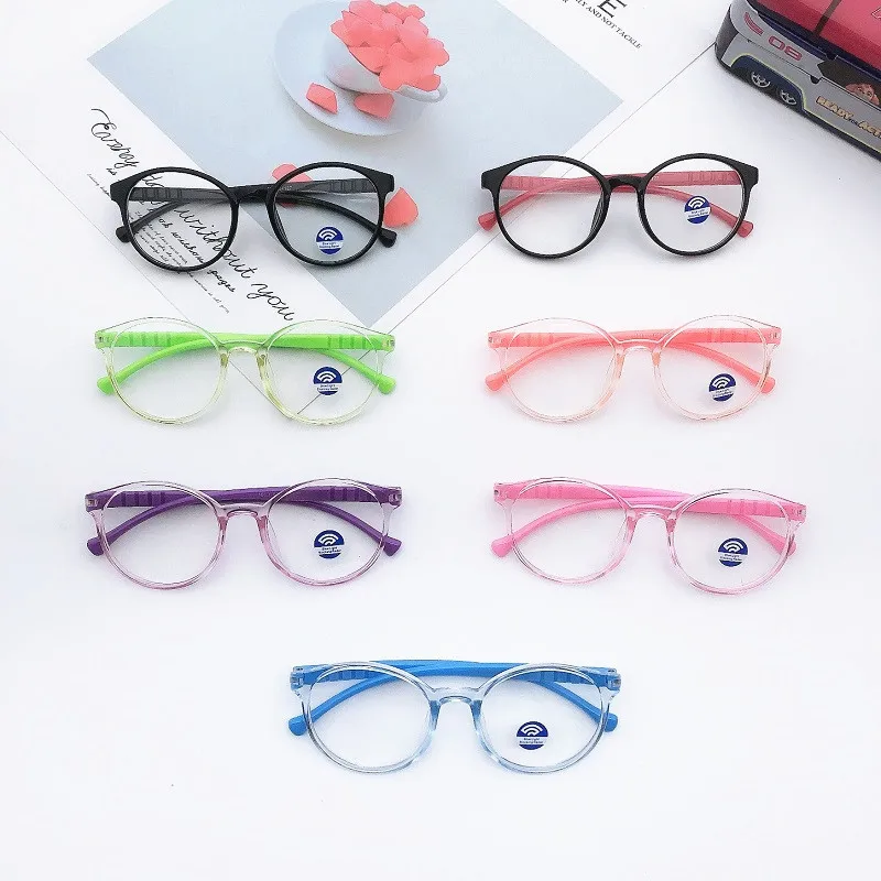 

7PCS Kids Anti Radiation Blue Light Glasses Replaceable Lens Kids Protect Eye Glass for Kids Eyewear
