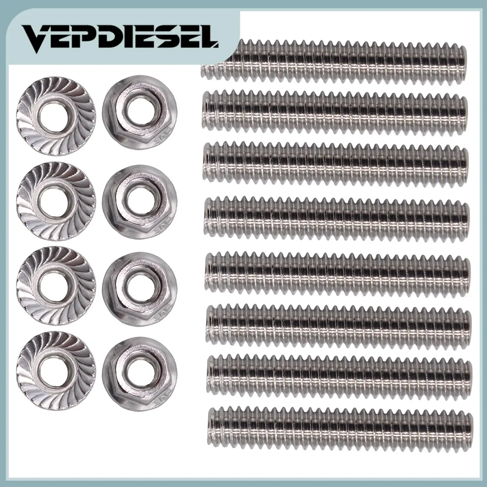 

8pcs/set Small Block Valve Cover Stud Kit For 1955-1986 265 283 302 305 327 350 400 Chevrolet Engines