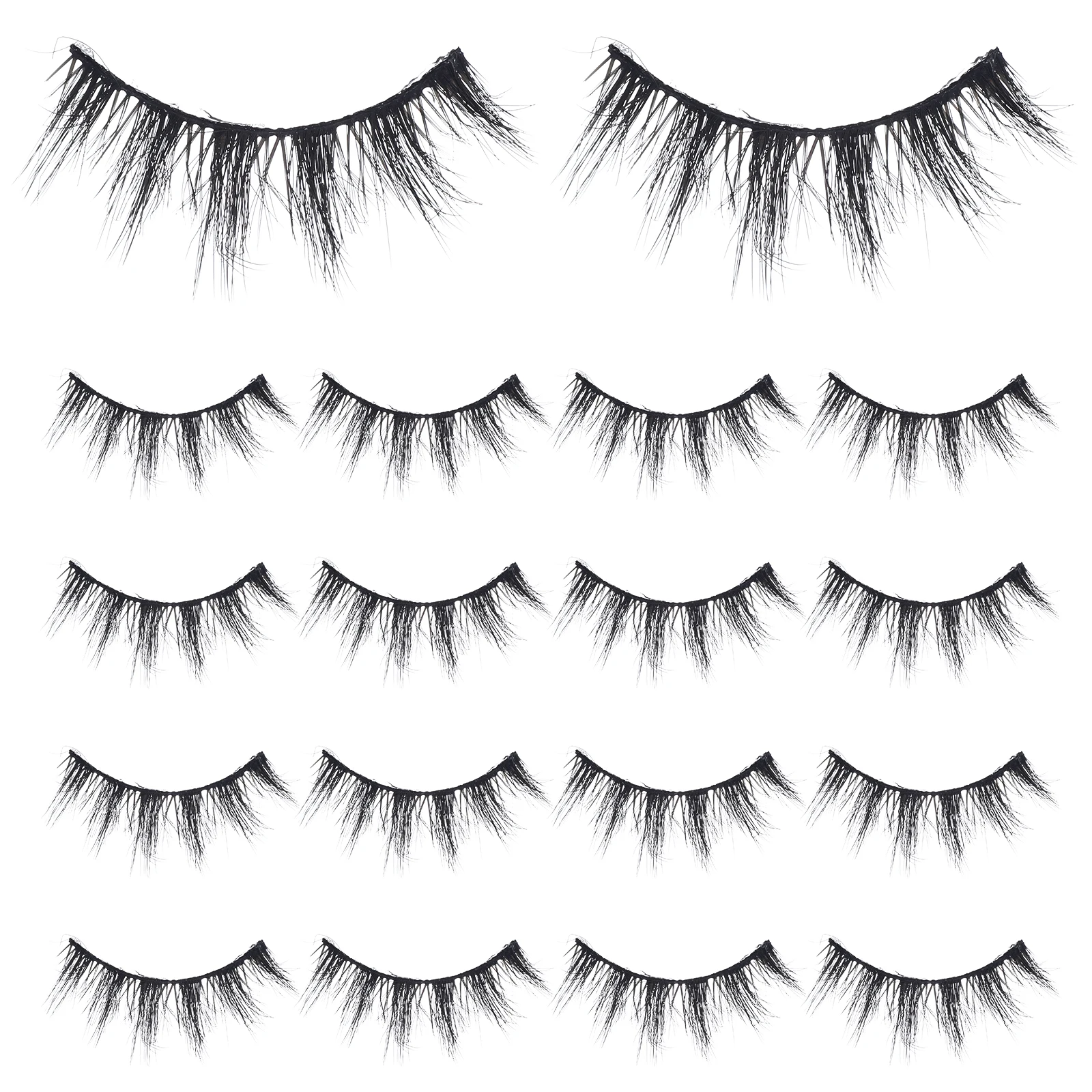 

Eyelashes Imitation Handmade Full Strip Reusable Comfortable Eye Lash Strip Lightweight Bulk Lashes Makeup