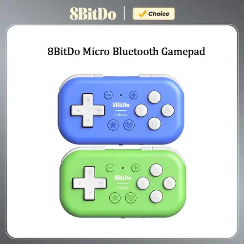 Imagen 1 del producto 8BitDo Micro Bluetooth Gamepad Mini controlador de juego para Switch, Android y Raspberry Pi, admite modo de teclado