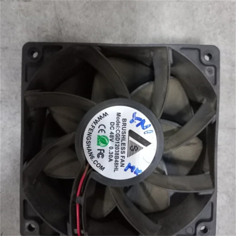 12cm fan  CGD12038B48HL 1238 FAN 48V cooling  0.3A  equipment cabinet  cooling fan