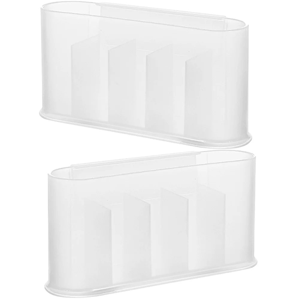 

2pcs Refrigerator Side Door Storage Box Fridge Organizer Hanging Kitchen Accessories Mini Clear Container Small Freezer Box