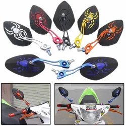 1 Pair Universal Motorcycle Rearview Mirror Modification Spider Mirrors Reflector Bicycle Motorbike Accessories For Honda Yamaha